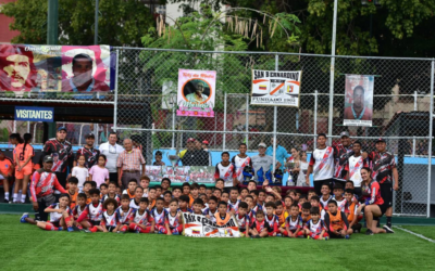 San Bernardino reinauguró la cancha de fútbol Jonathan Parra