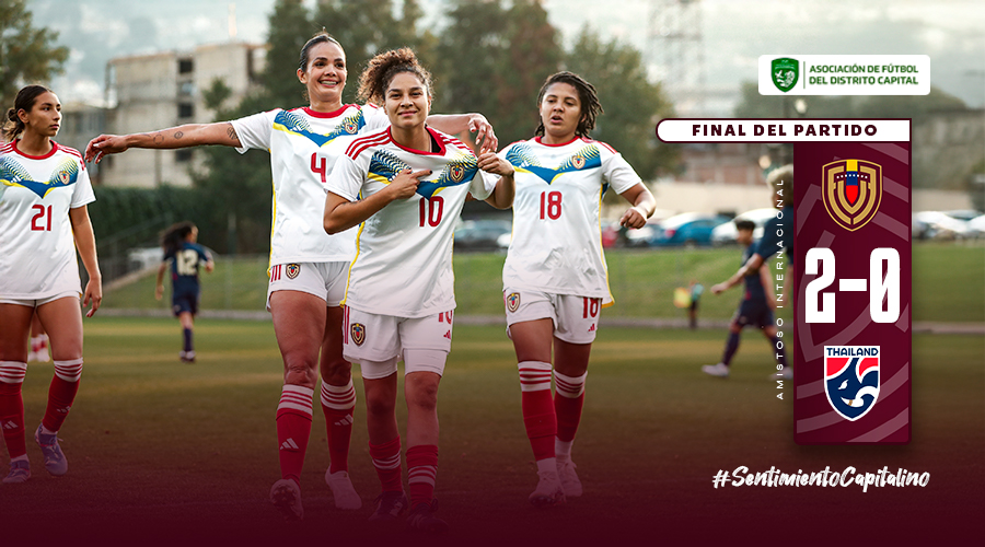 Victoria de la Vinotinto Femenina con un toque capitalino