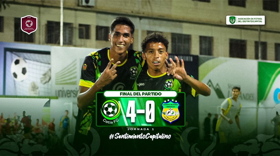 ¡Catia F.C. ganó, gustó y goleó en su debut! 