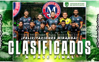 Deportivo Miranda inscribió su nombre en la Fase Final de la Liga FUTVE 2