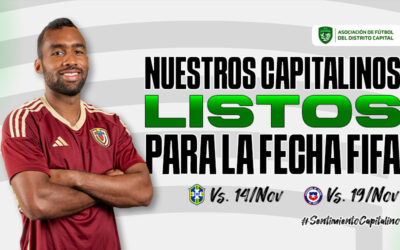 9 capitalinos integran la Convocatoria Vinotinto para las fechas 11 y 12 de las Eliminatorias