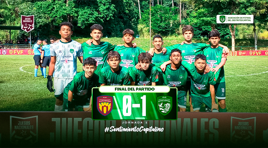 Triunfazo de la Selección sub 13 del Distrito Capital en la Fase Final de los Juegos Nacionales