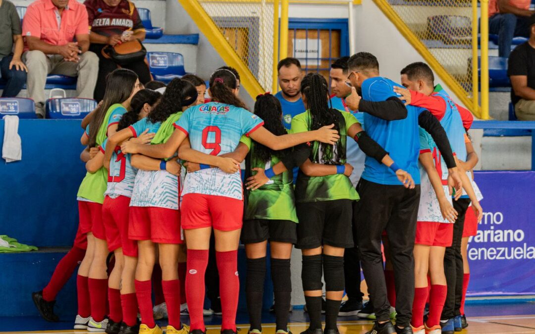 ¡Alegría total para el Futsal Femenino del Distrito Capital!