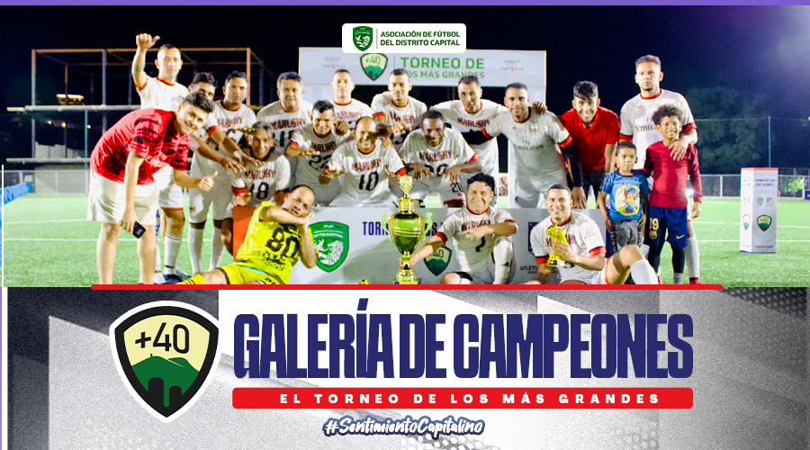 Galería de campeones – Torneo +40 Copa Atlético Madrid