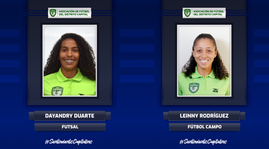 Capitalinas Leinny Rodriguez y Dayandry Duarte son nuevas Árbitras FIFA