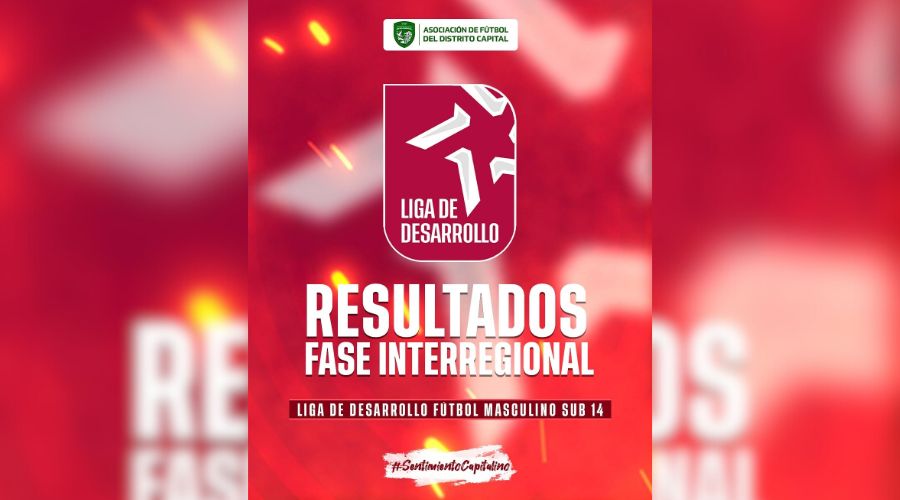 Liga de Desarrollo: Sub 14 – Resultados (Jornada 1)