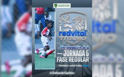 Cronograma – Jornada 5 (Liga Redvital Titanio)