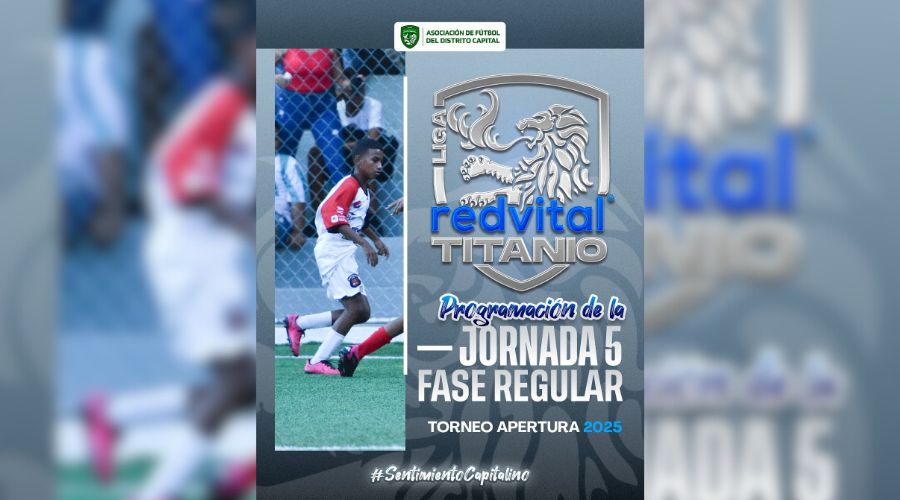 Cronograma – Jornada 5 (Liga Redvital Titanio)