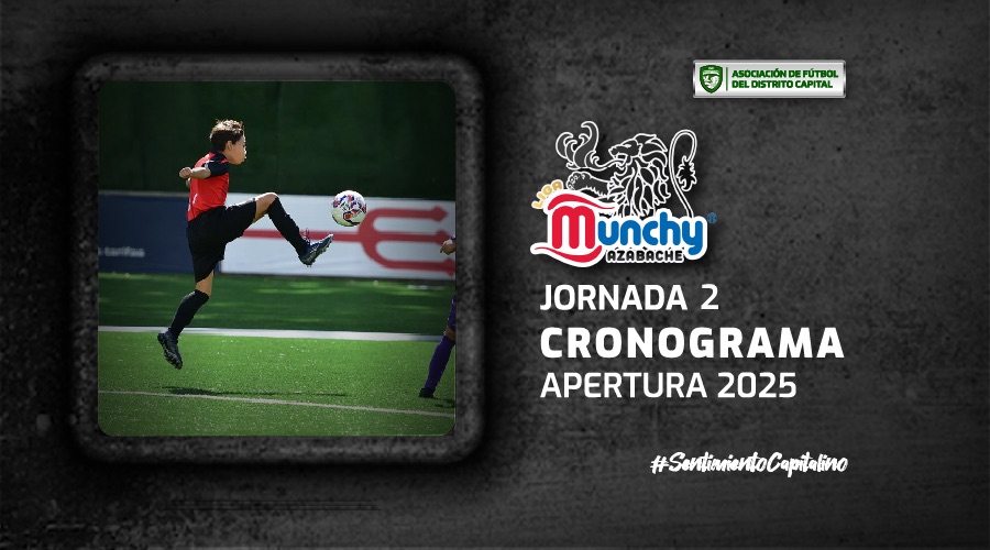 Cronograma – Jornada 2 (Liga Munchy Azabache)