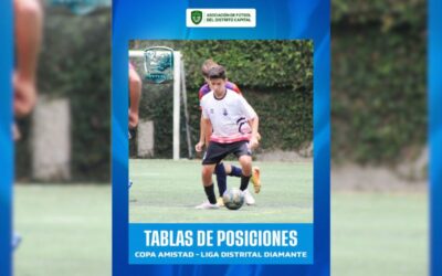 Tablas de posiciones – Copa Amistad (Liga Distrital Diamante)