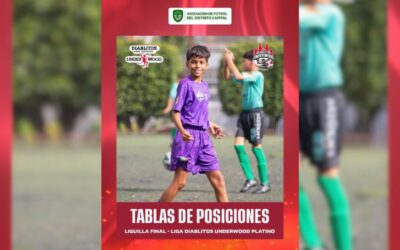Tablas de posiciones – Liguilla – Liga Diablitos Underwood Platino