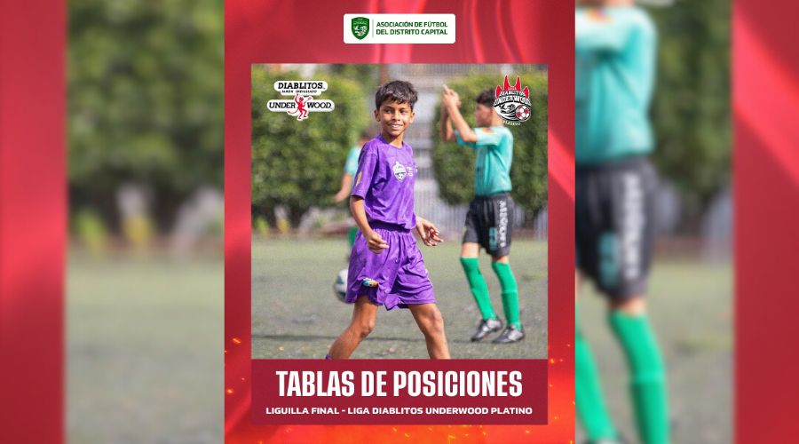 Tablas de posiciones – Liguilla – Liga Diablitos Underwood Platino