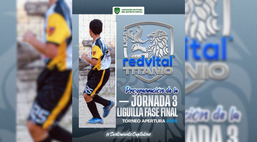 Cronograma – Jornada 3 – Liguilla (Liga Redvital Titanio)