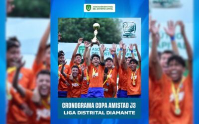 Cronograma – Copa Amistad – Jornada 3 (Liga Distrital Diamante)