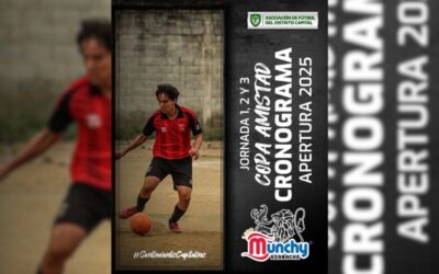 Cronograma – Copa Amistad – Jornada 1, 2 y 3 (Liga Munchy Azabache)