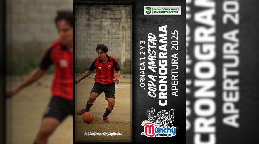 Cronograma – Copa Amistad – Jornada 1, 2 y 3 (Liga Munchy Azabache)