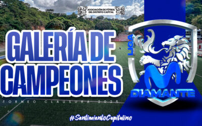 Galería de campeones – Liga Diamante Movistar (Clausura 2025)