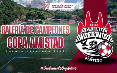 Galería de campeones – Copa Amistad (Liga Diablitos Underwood Platino)