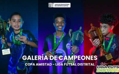 Galería de campeones – Copa Amistad (Liga Futsal Distrital)