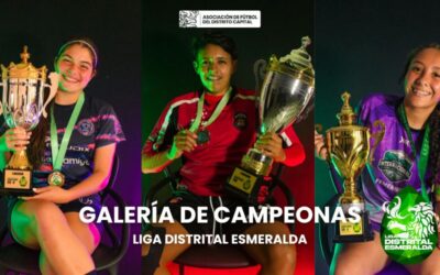 Galería de campeonas – Liga Distrital Esmeralda (Torneo Clausura)