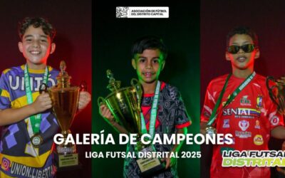 Galería de campeones – Liga Distrital Futsal (Torneo Clausura)