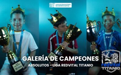 Galería de campeones – Liga Redvital Titanio (Finales absolutas)