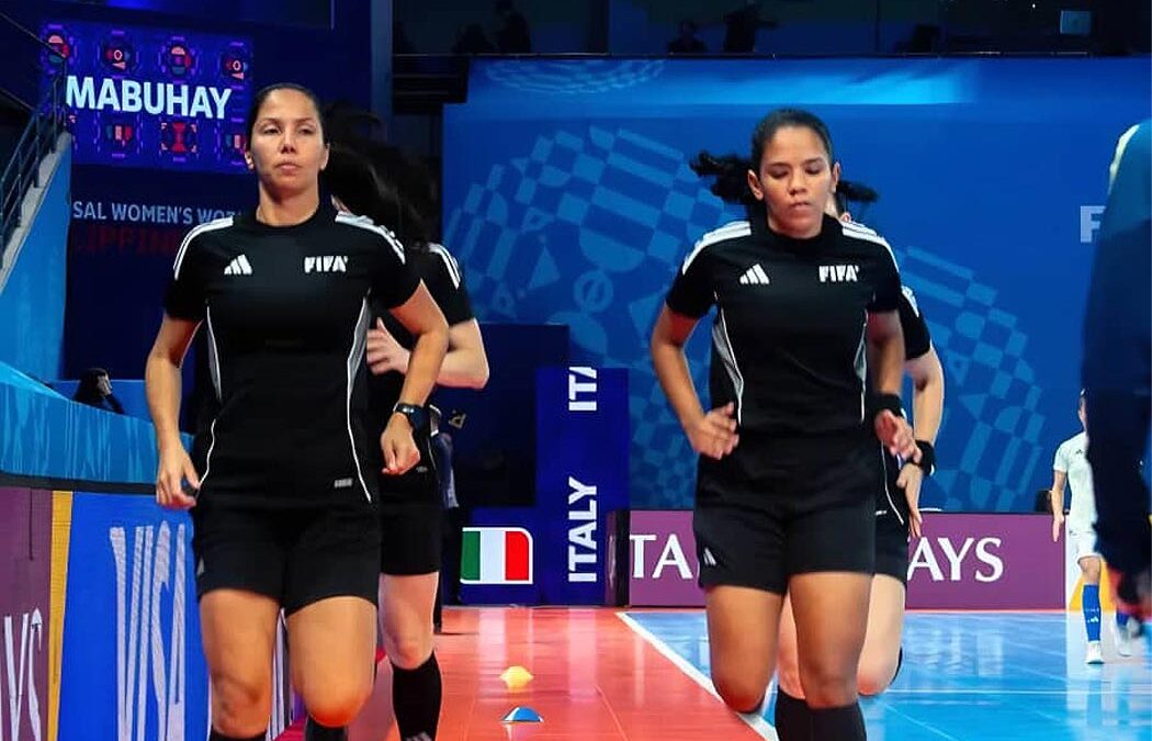 Oriana Zambrano y Tayana Moreno nominadas a mejores árbitras del futsal