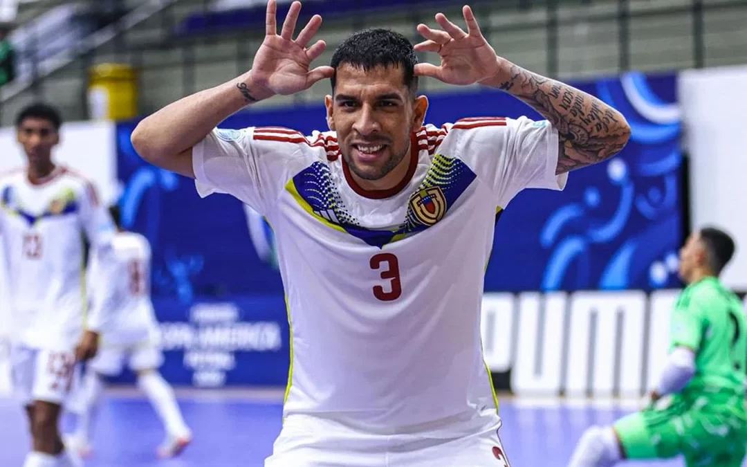 Venezuela venció a Colombia y va por Chile en Copa América Futsal