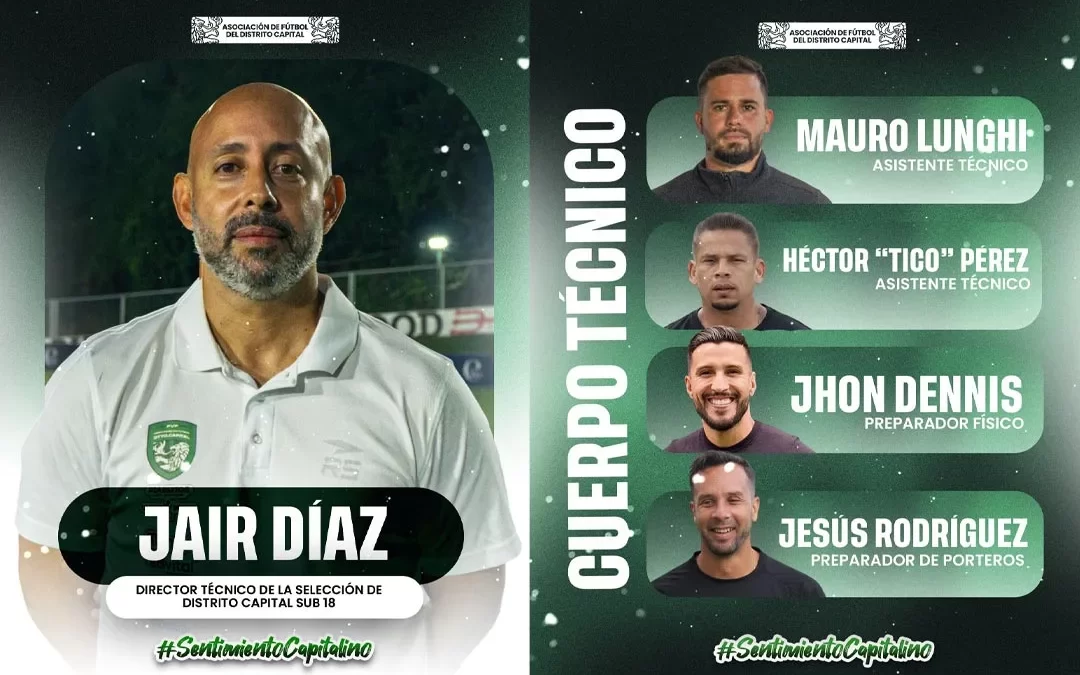 Listo Cuerpo Técnico de Caracas para los Juegos Nacionales Juveniles 2026