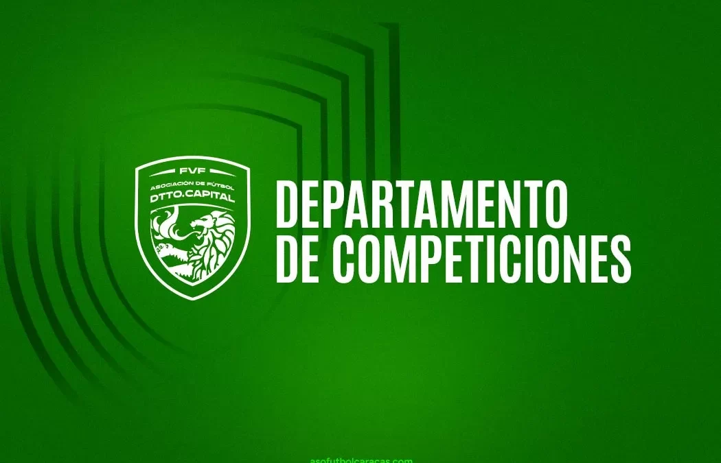 Departamento de Competiciones de la AFDC tiene un equipo de primera línea