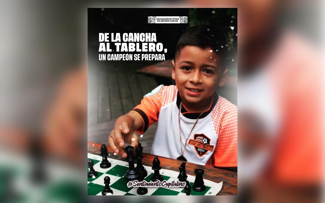 Jorge Miquilena: Un capitalino hecho para triunfar en el fútbol y el ajedrez