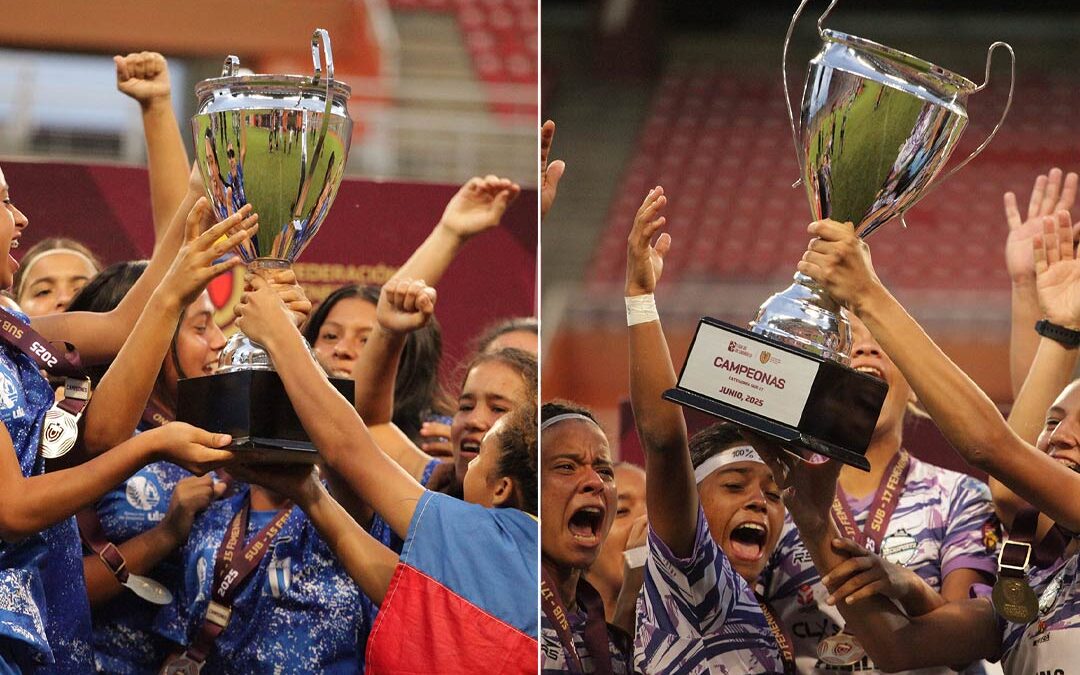 Mucha acción en la Liga de Desarrollo de Fútbol Femenino Sub-15 y Sub-17