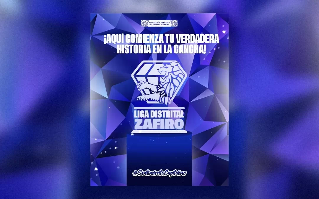 Liga Distrital Zafiro estrena nueva imagen pero con la misma pasión por el fútbol
