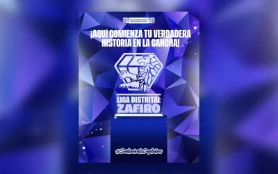 Liga Distrital Zafiro estrena nueva imagen pero con la misma pasión por el fútbol