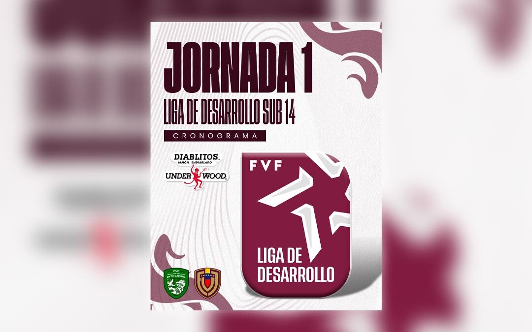 Liga de Desarrollo Sub 14 de Fútbol Masculino inicia en Distrito Capital