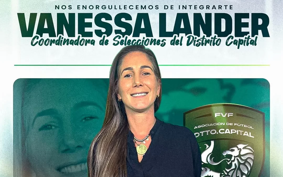 Vanessa Lander se une a la AFDC como Coordinadora de Selecciones