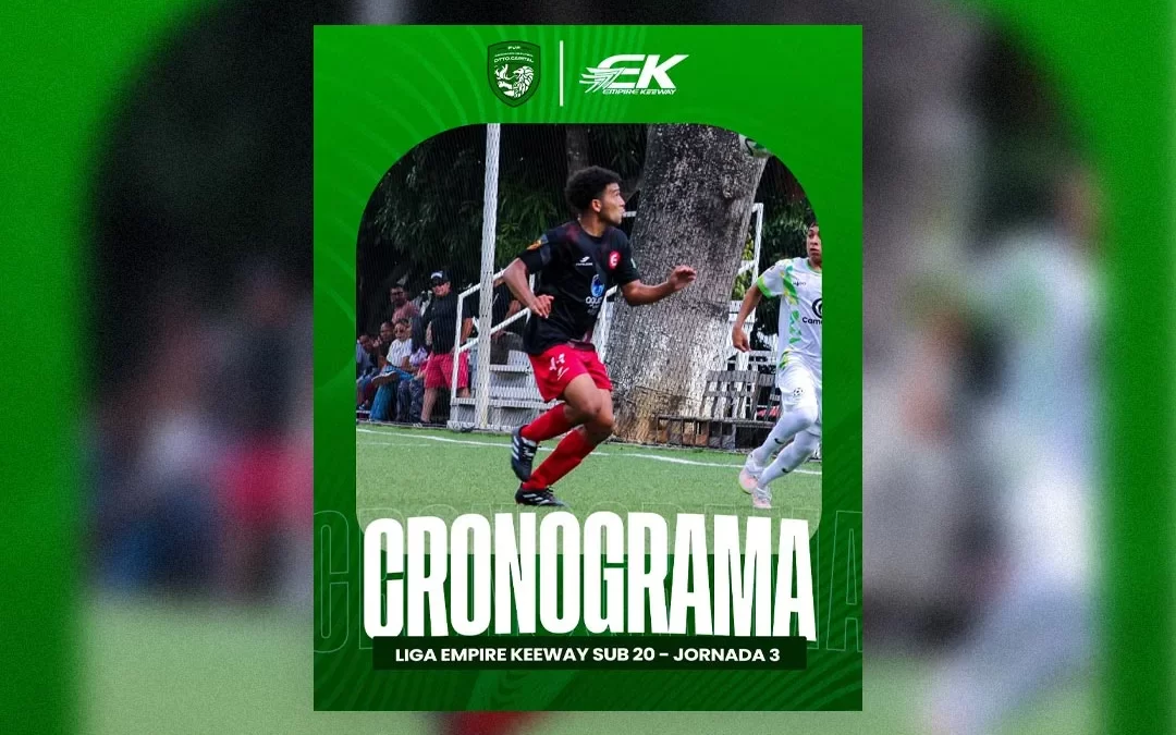 Liga EMPIRE KEEWAY Sub 20 a todo motor con Tercera Fecha del Torneo Apertura