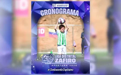 Liga Distrital Zafiro viene con emocionantes partidos este fin de semana
