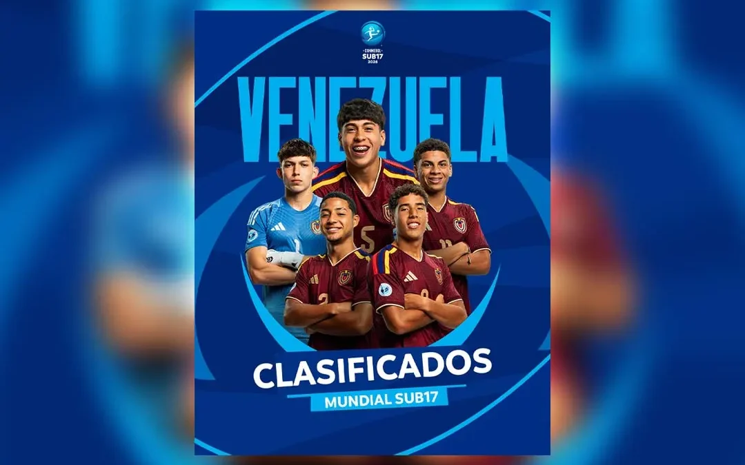 Venezuela estará por cuarta vez en la Copa del Mundo FIFA Sub 17