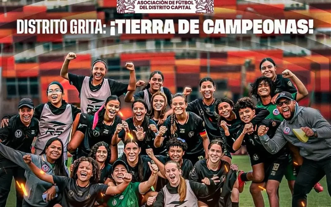 Canteranas del Deportivo Miranda ¡Campeonas! de la Liga de Desarrollo Sub 15