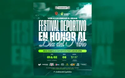 Festival Deportivo de la AFDC en honor al Dia del Niño en La Guacamaya