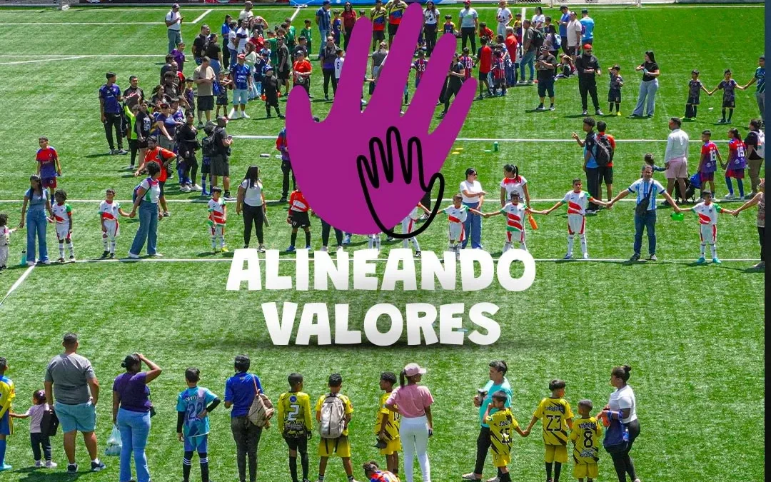 Festival Alineando Valores fue una histórica fiesta de fútbol y valores en La Guacamaya