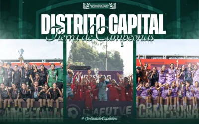 Distrito Capital es Tierra de Campeonas en el Fútbol Femenino
