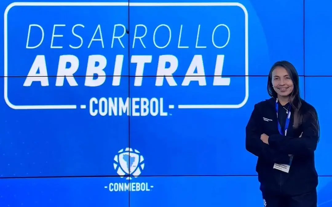 Mairelys Castillo realizó Curso de Desarrollo Arbitral y debutó en Liga Evolucion de CONMEBOL