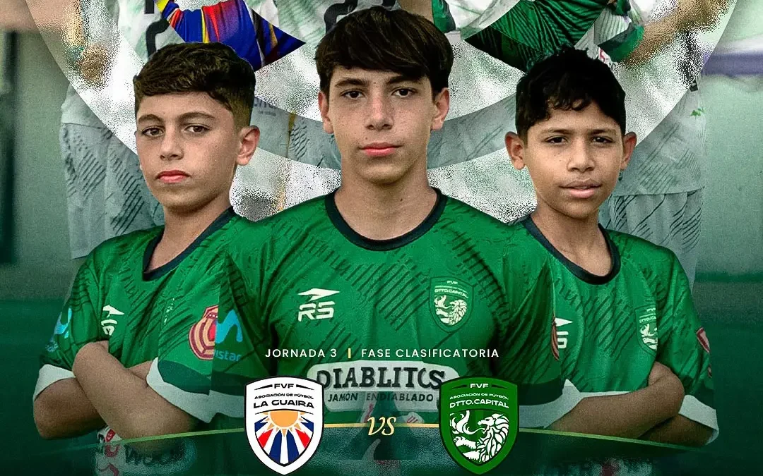 Distrito Capital enfrenta a La Guaira en La Guacamaya por Juegos Nacionales FVF
