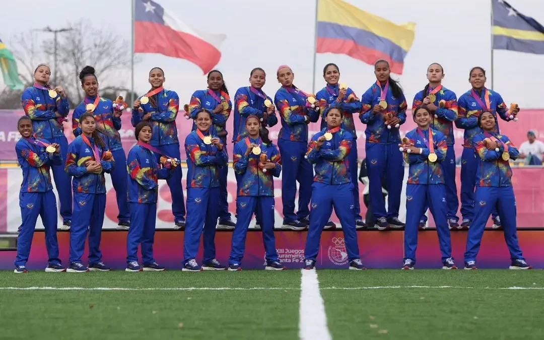Seleccion Sub 17 de Femenina de Oro ¡Campeonas de Juegos Sudamericanos!
