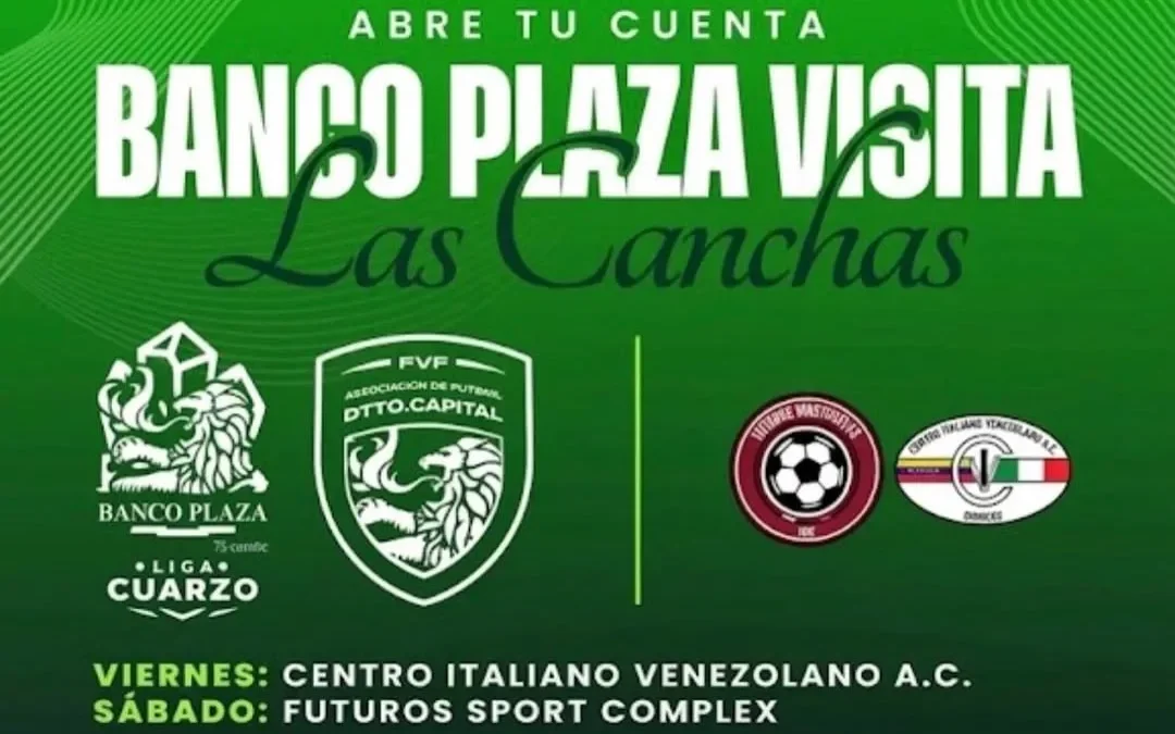 Banco Plaza visitará las canchas de Distrito Capital este fin de semana
