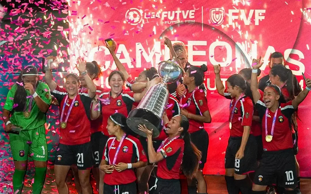 Caracas FC conquistó la Liga FUTVE Futsal Femenina 2026 al derrotar a Tigres FS