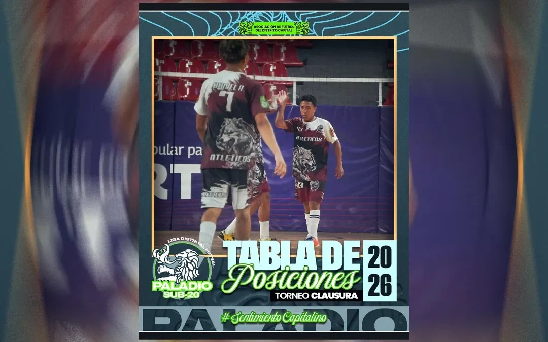 Real Libertad es el líder más solido en la Liga Distrital Futsal Paladio Sub 20