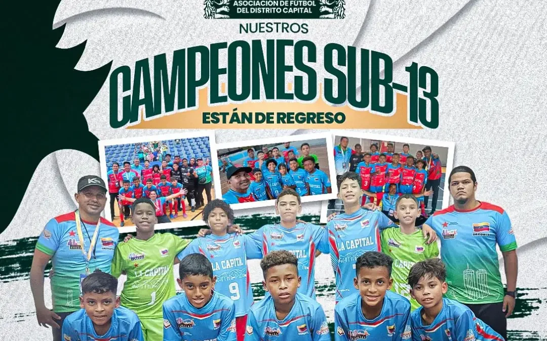 Caracas campeón del Futsal de los Juegos Deportivos Comunales 2026